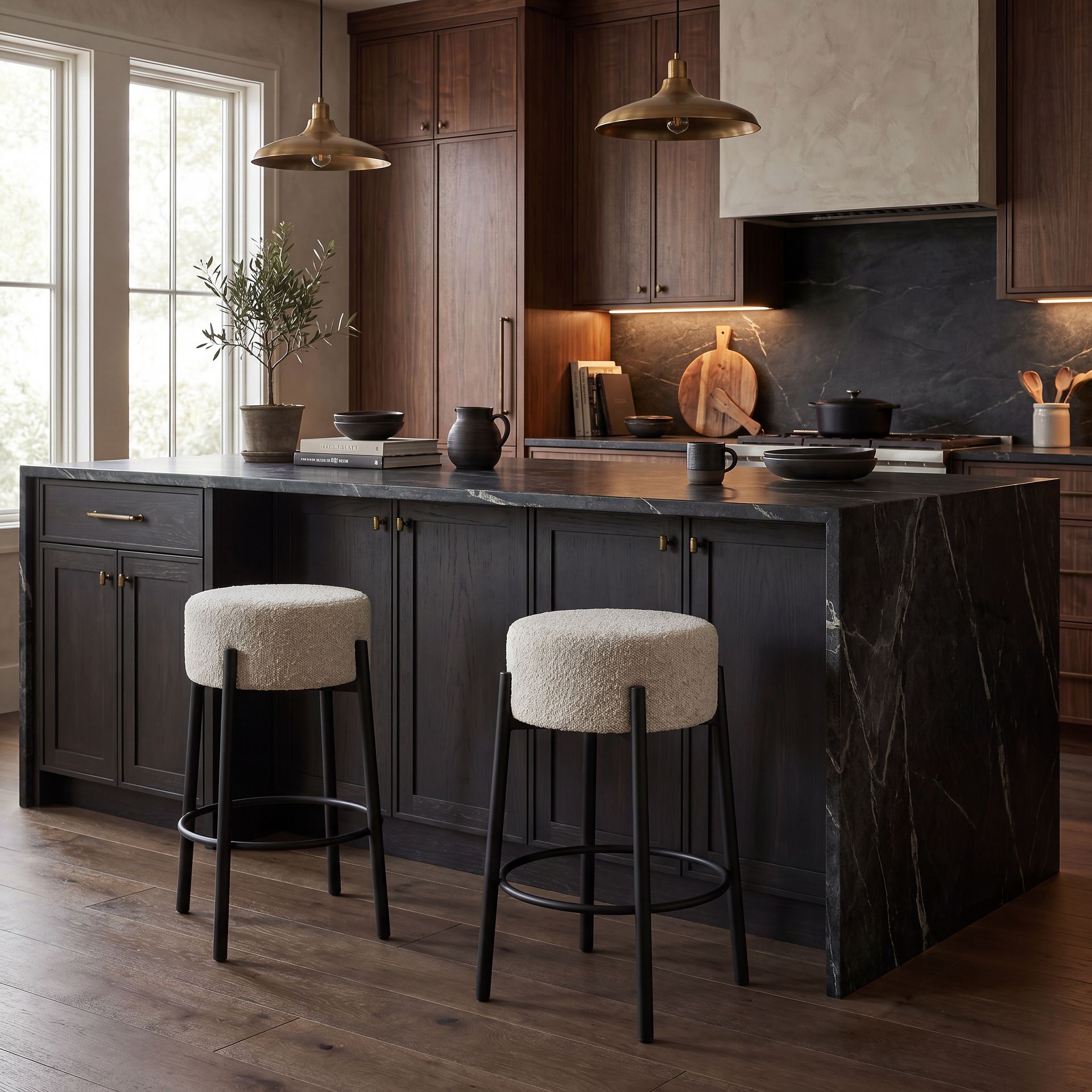 East Hampton Black Counter Height Stool - Image 4