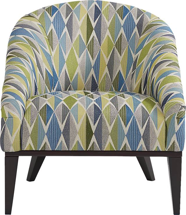 East Side Agler Blue Accent Chair - Thumbnail - Image 2