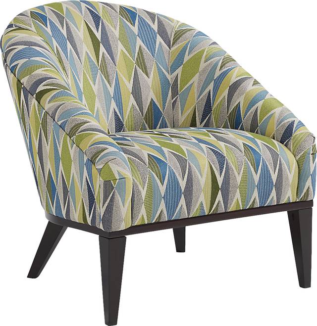 East Side Agler Blue Accent Chair - Thumbnail - Image 1