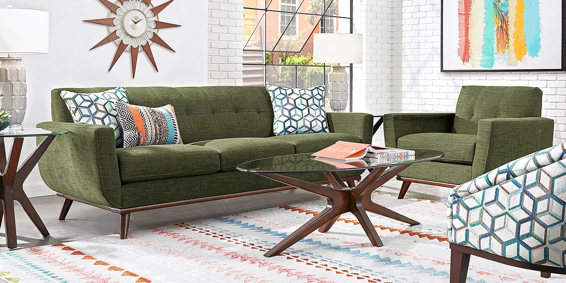 East Side Avocado 5 Pc Living Room - Image 1