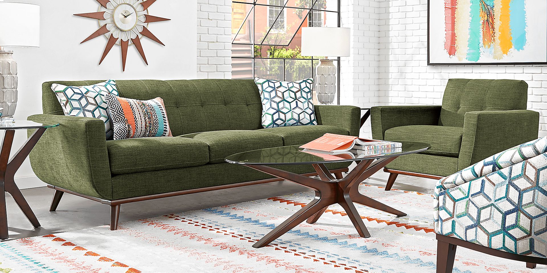 East Side Avocado 7 Pc Living Room - Image 1