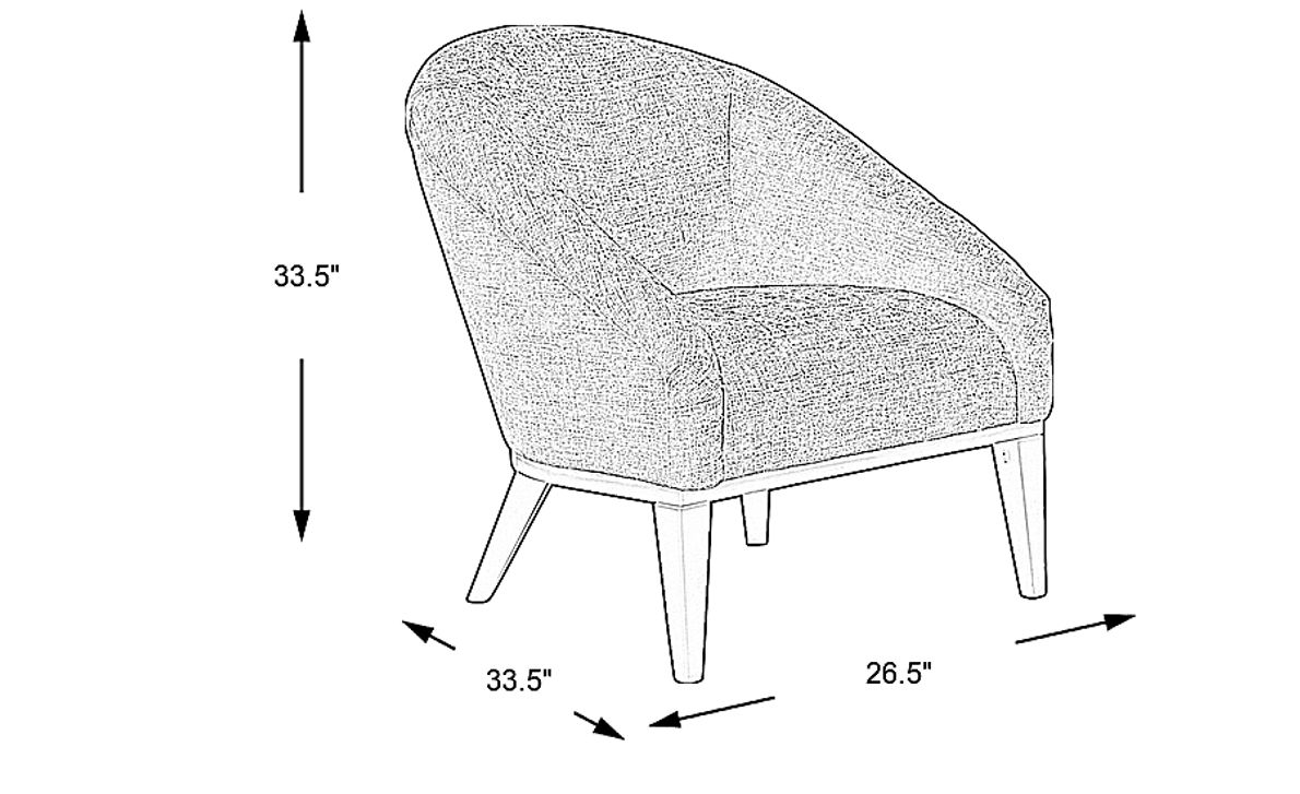 East Side Avocado Accent Chair - Rooms To Go