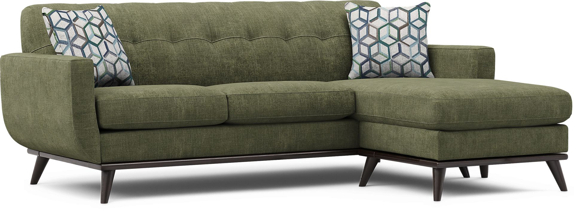 East Side Avocado Chaise Sofa - Image 1