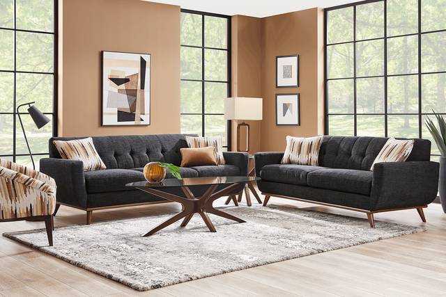 East Side Black 2 Pc Living Room - Thumbnail - Image 1