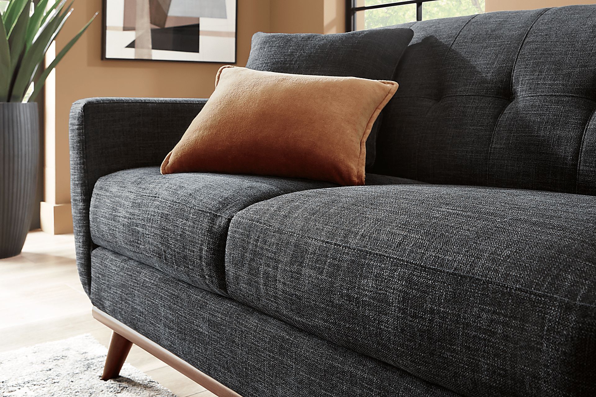 East Side Black Sofa - Image 5