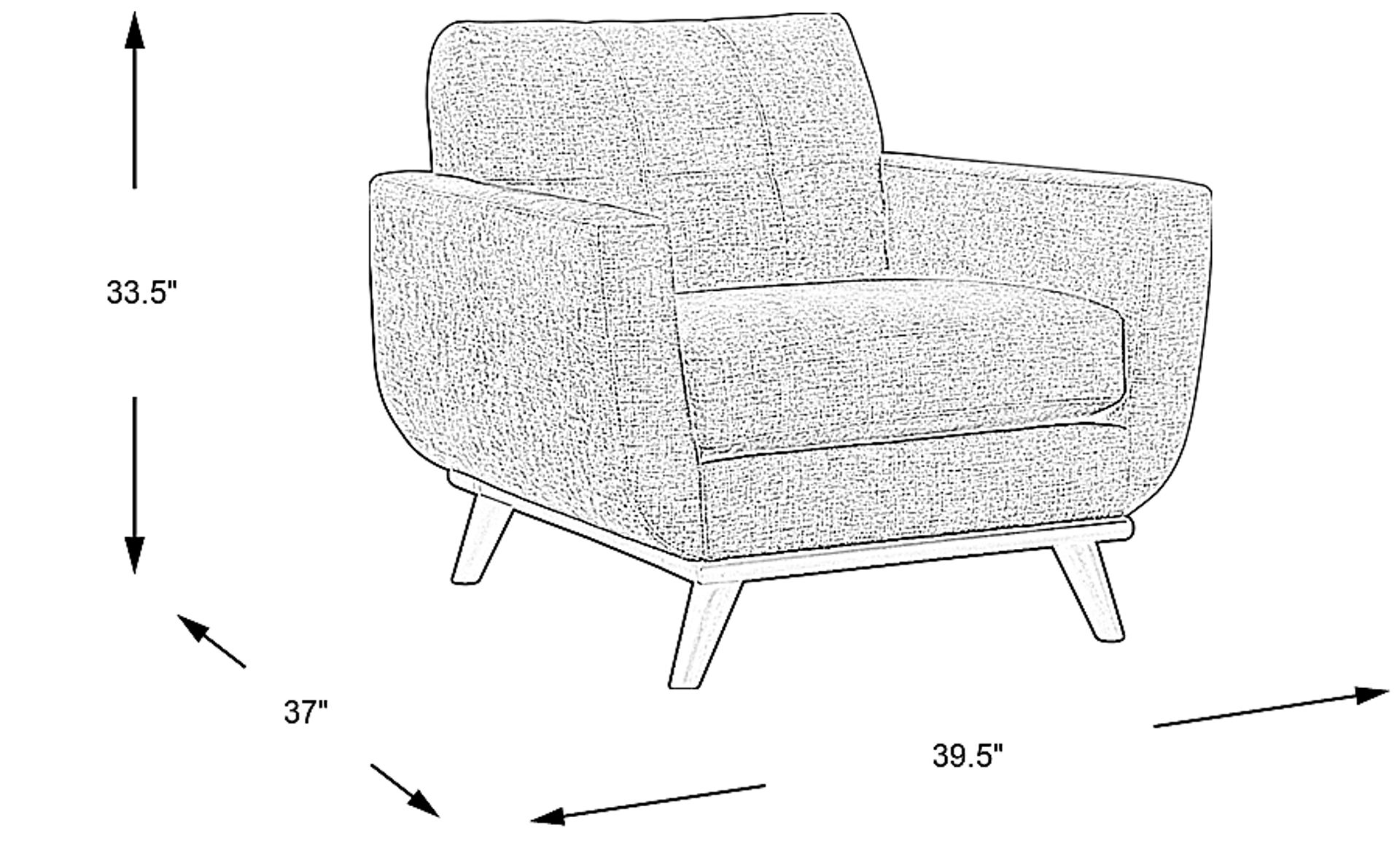Dimension Image. Please refer to the Dimension Tab on this page for dimension details.