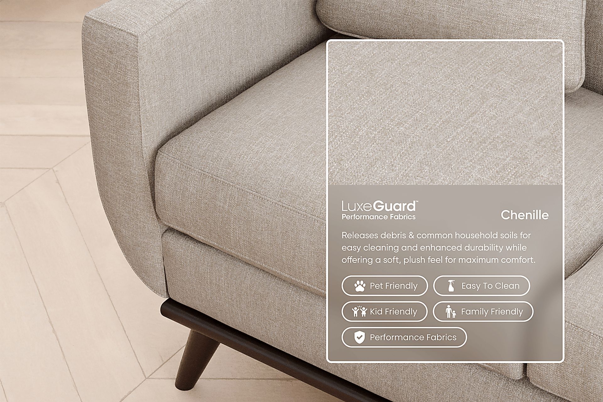 East Side Mushroom Chaise Sofa - Image 3