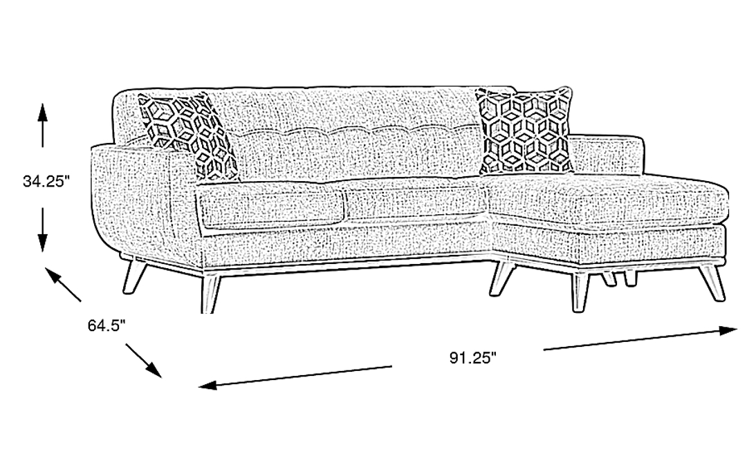East Side Chaise Sofa