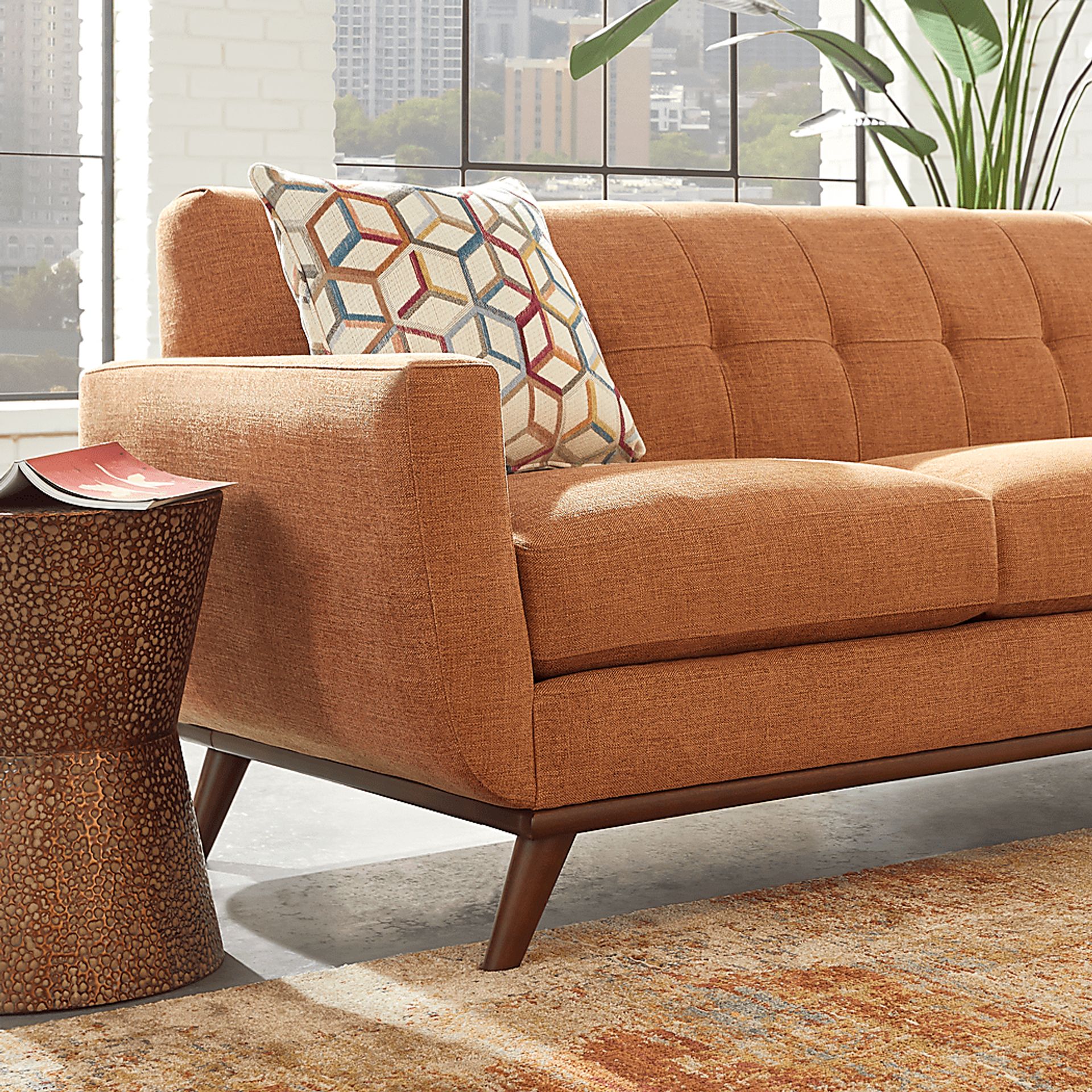 East Side Russet Sofa - Image 4