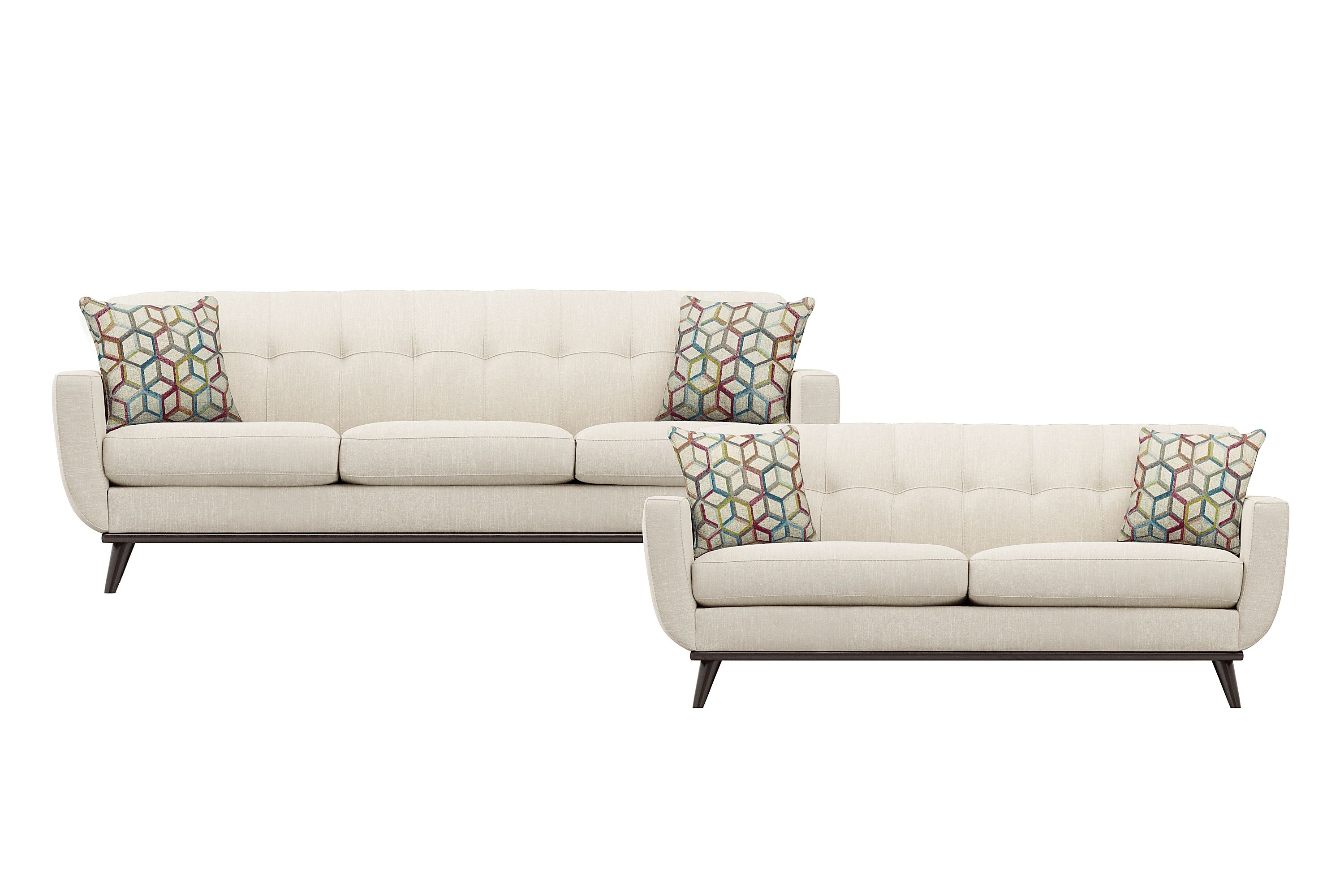 Cassina Court Black Leather Loveseat | Rooms to Go