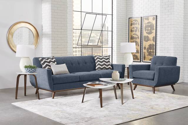 East Side Sapphire 6 Pc Living Room - Thumbnail - Image 1