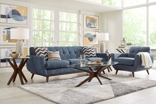 East Side Sapphire 5 Pc Living Room - Thumbnail - Image 1