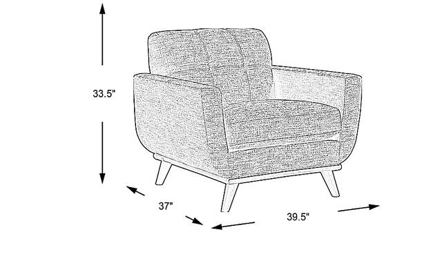 Dimension Image. Please refer to the Dimension Tab on this page for dimension details.