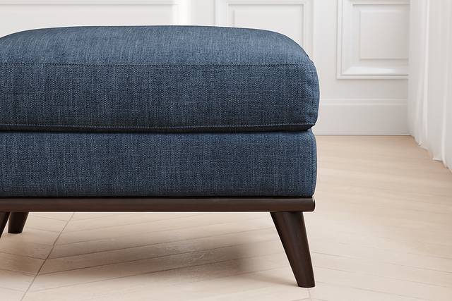East Side Sapphire Ottoman - Thumbnail - Image 4