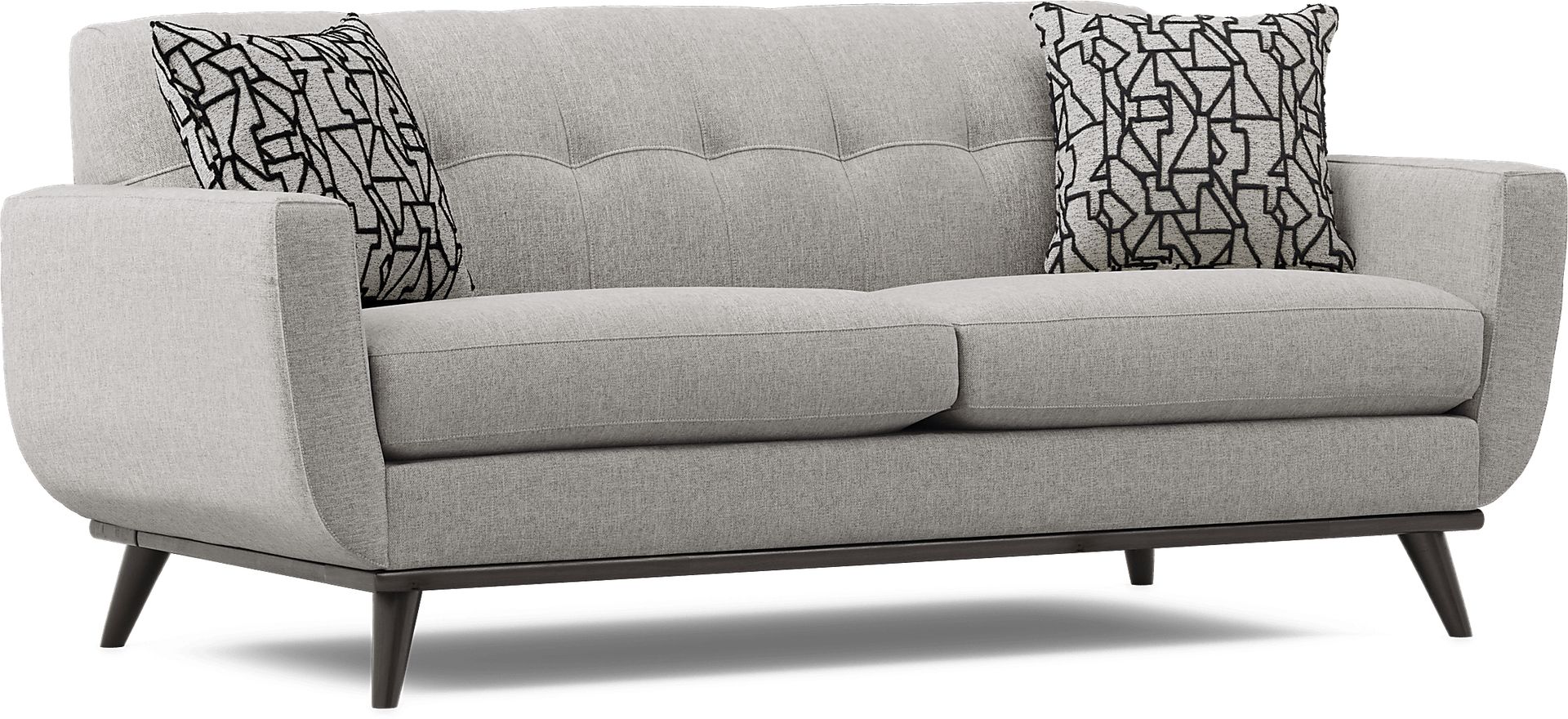 East Side 2 Pc Smoke Gray Chenille Fabric Living Room Set East Side 2 Pc Smoke Gray Chenille Fabric Living Room Set