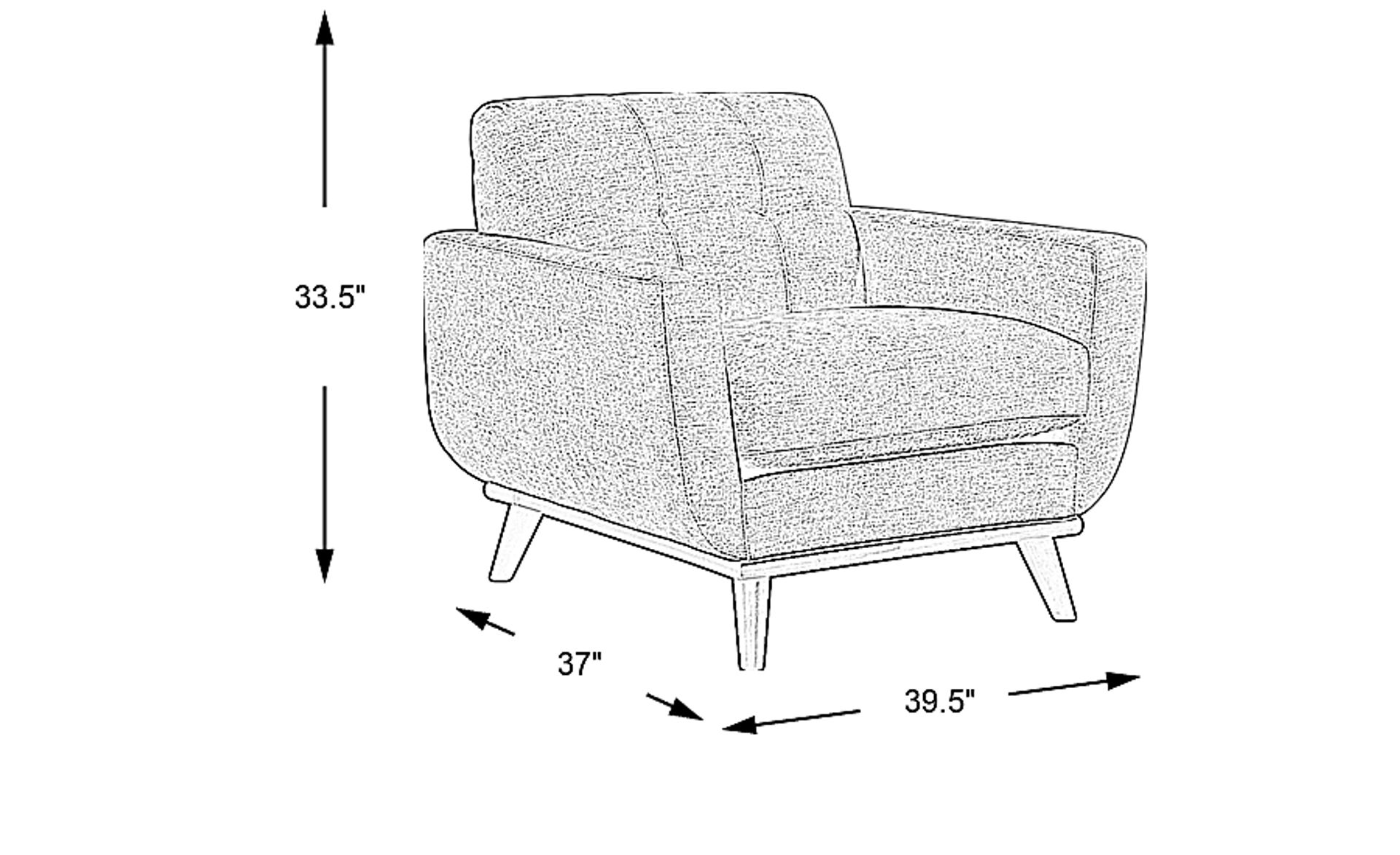 Dimension Image. Please refer to the Dimension Tab on this page for dimension details.