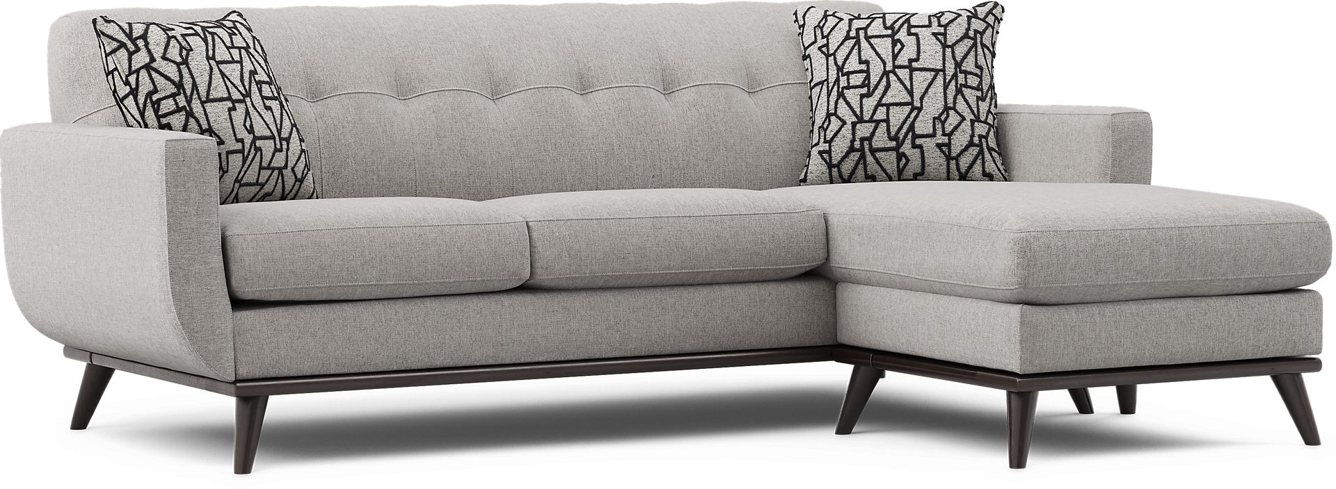 East Side Smoke Chaise Sofa - Image 1
