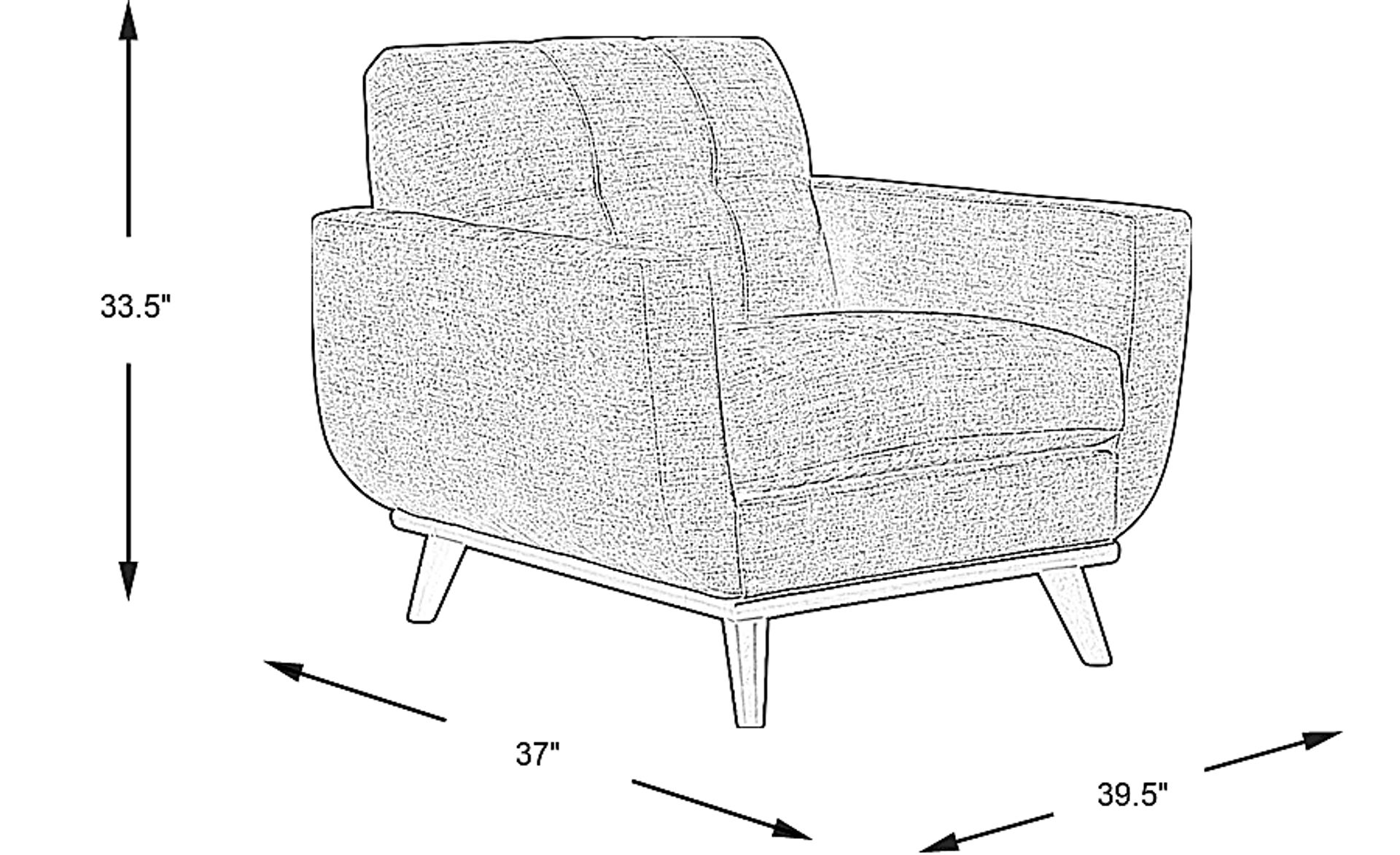 Dimension Image. Please refer to the Dimension Tab on this page for dimension details.