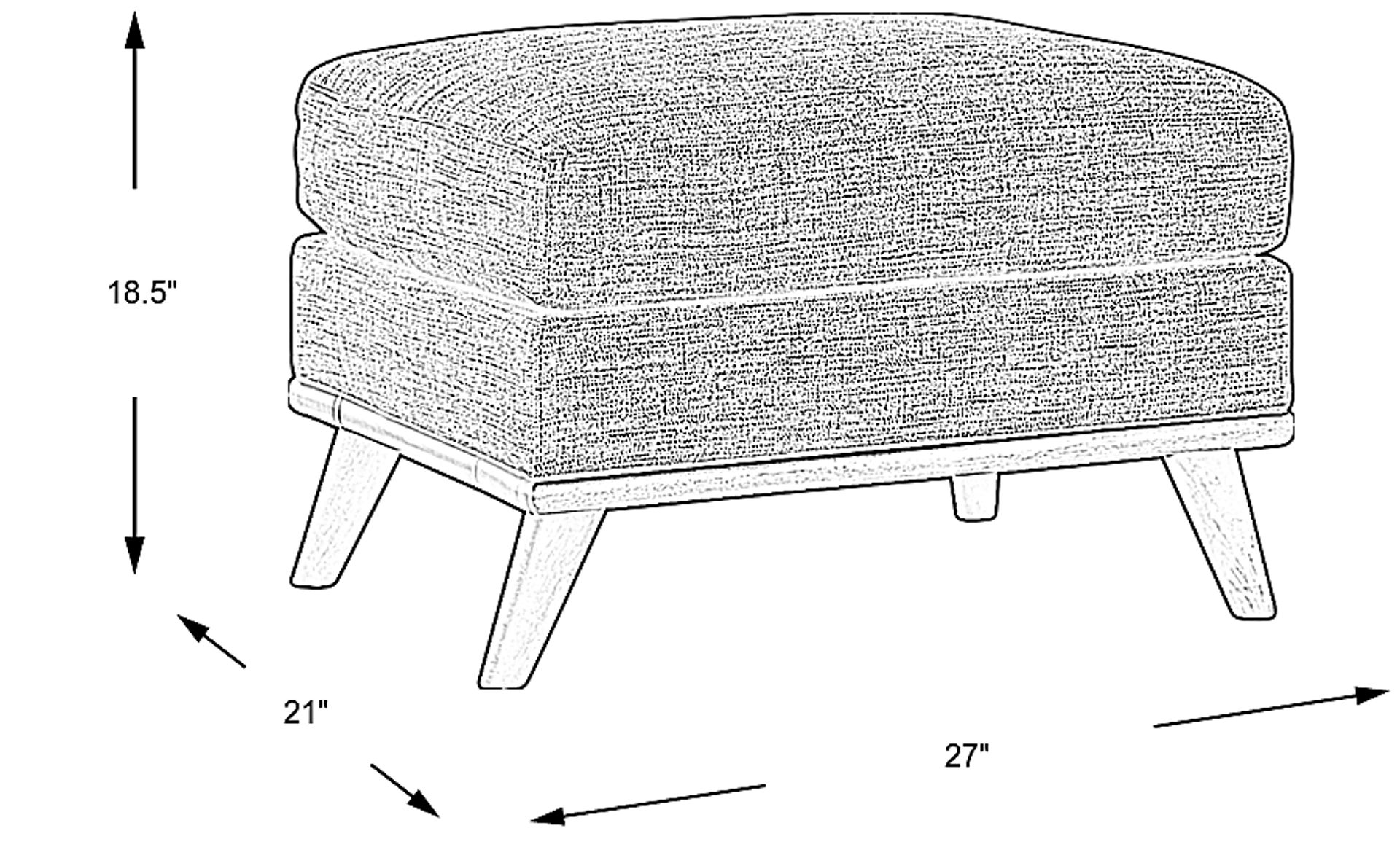Dimension Image. Please refer to the Dimension Tab on this page for dimension details.