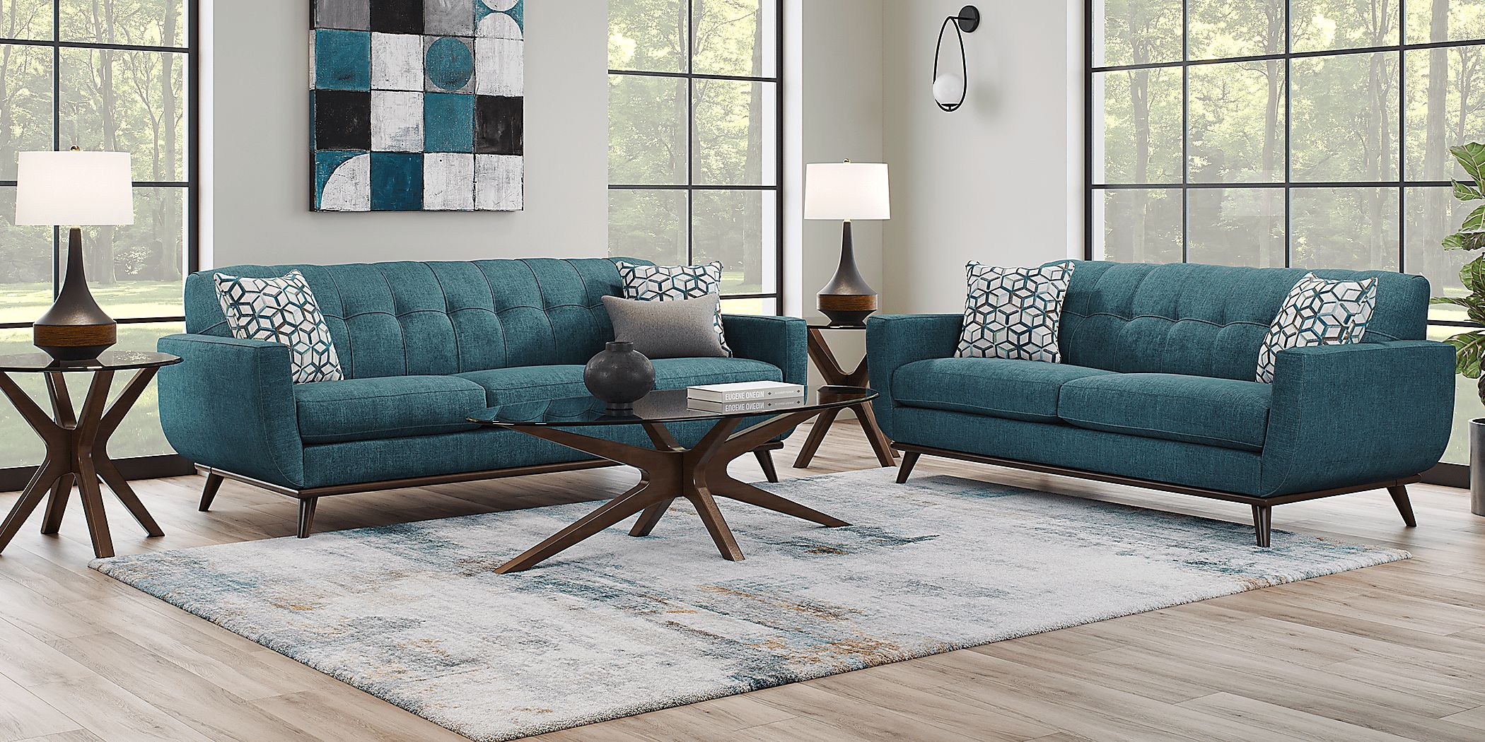 Rooms to go modern shop sofa