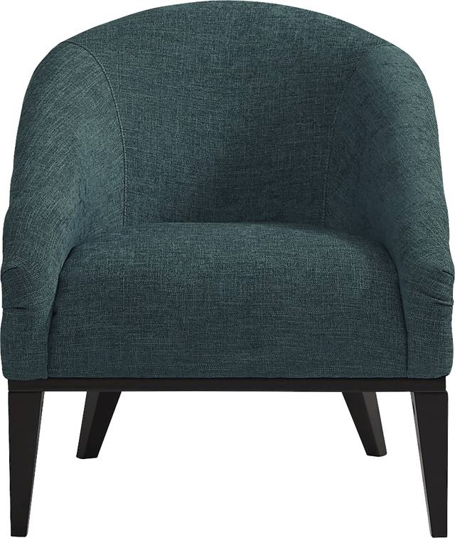 Jolie Teal Accent Chair - Thumbnail - Image 2