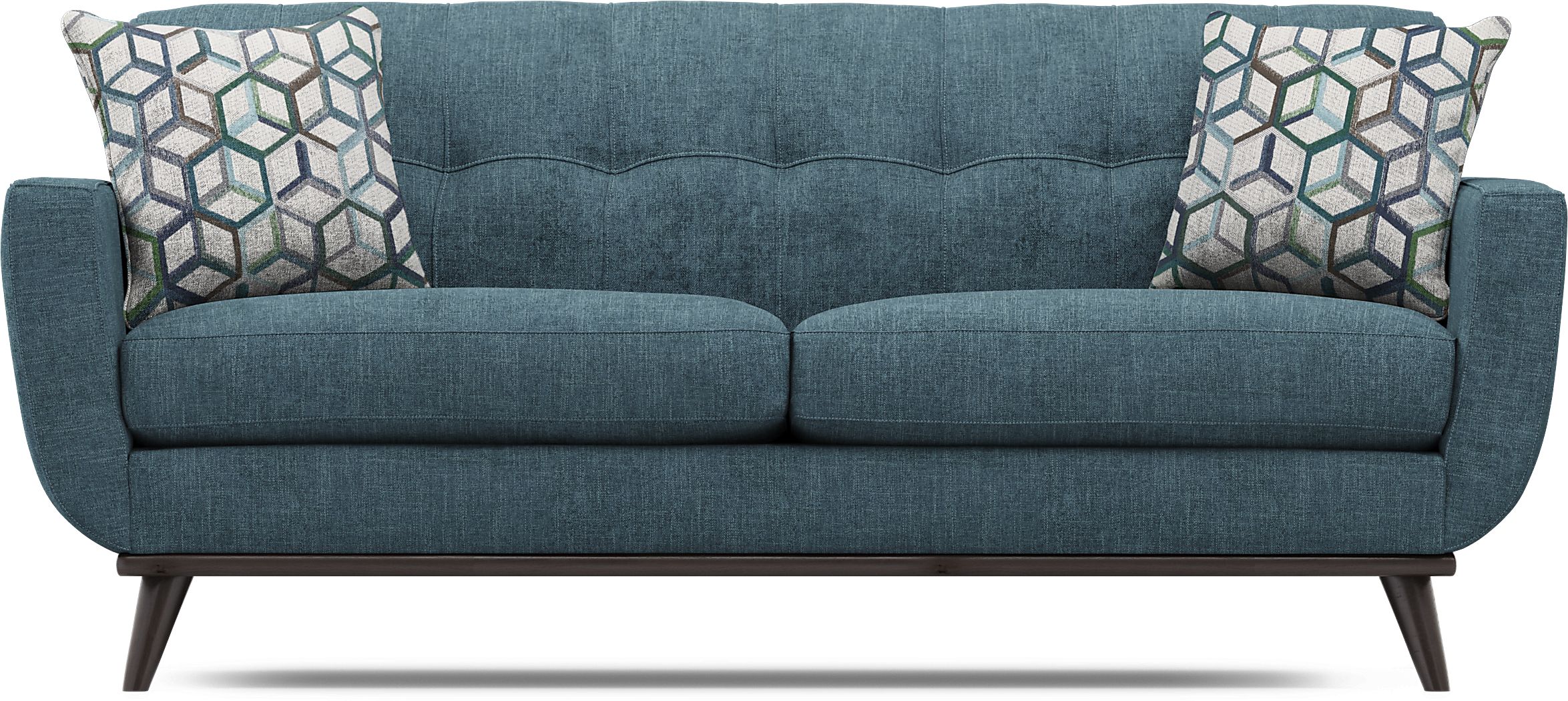 East Side Teal Apartment Sofa