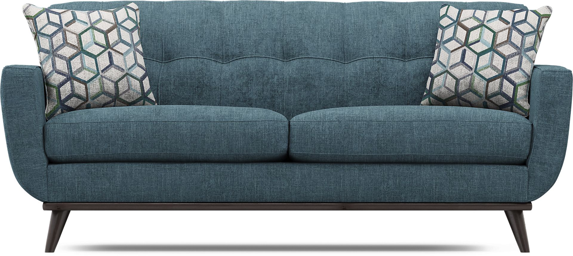 East Side Teal Apartment Sofa - Image 1