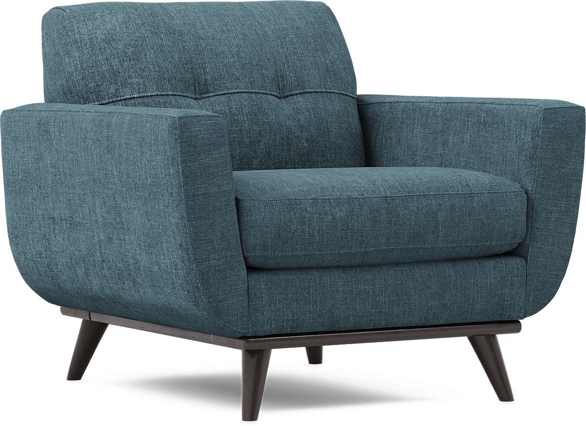 Teal side online chair