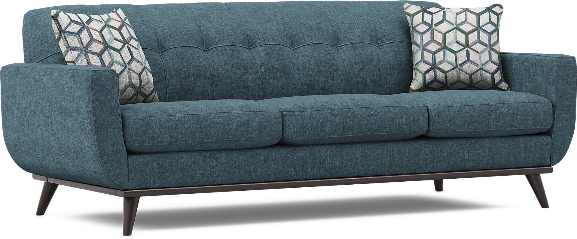 East Side Teal Sofa - Image 3
