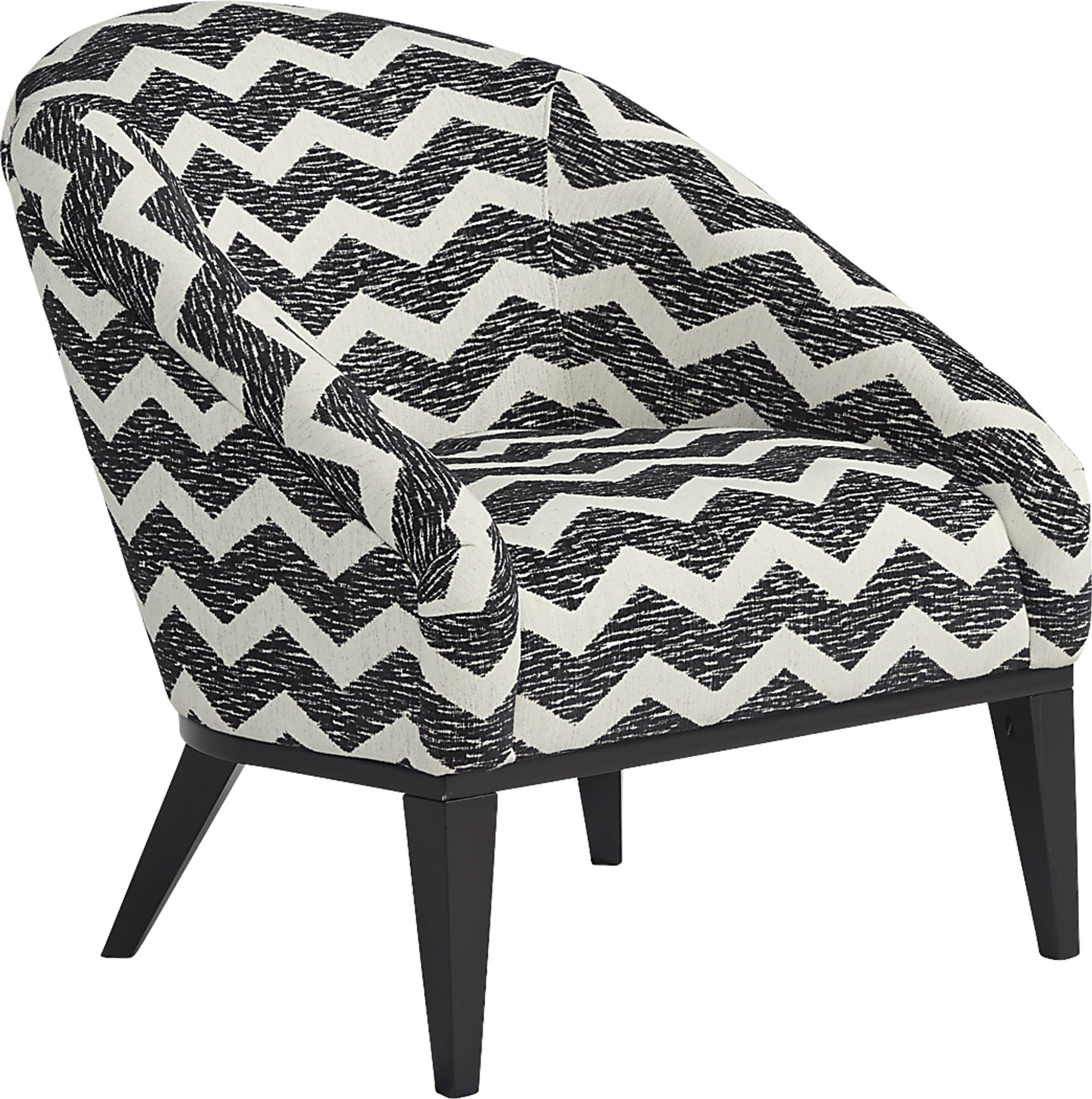 East Side Tweeter Black Accent Chair - Image 1