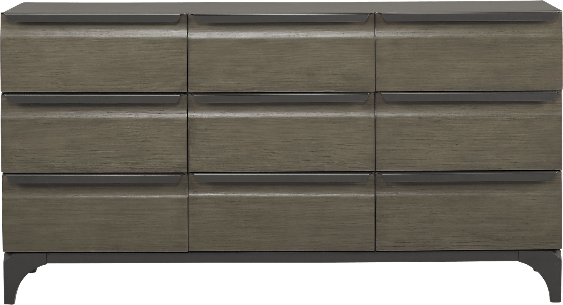 East Tower Gray 9 Pc Queen Panel Wall Bedroom - Image 5