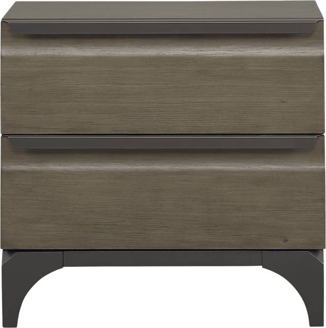 East Tower Gray Nightstand - Thumbnail - Image 1