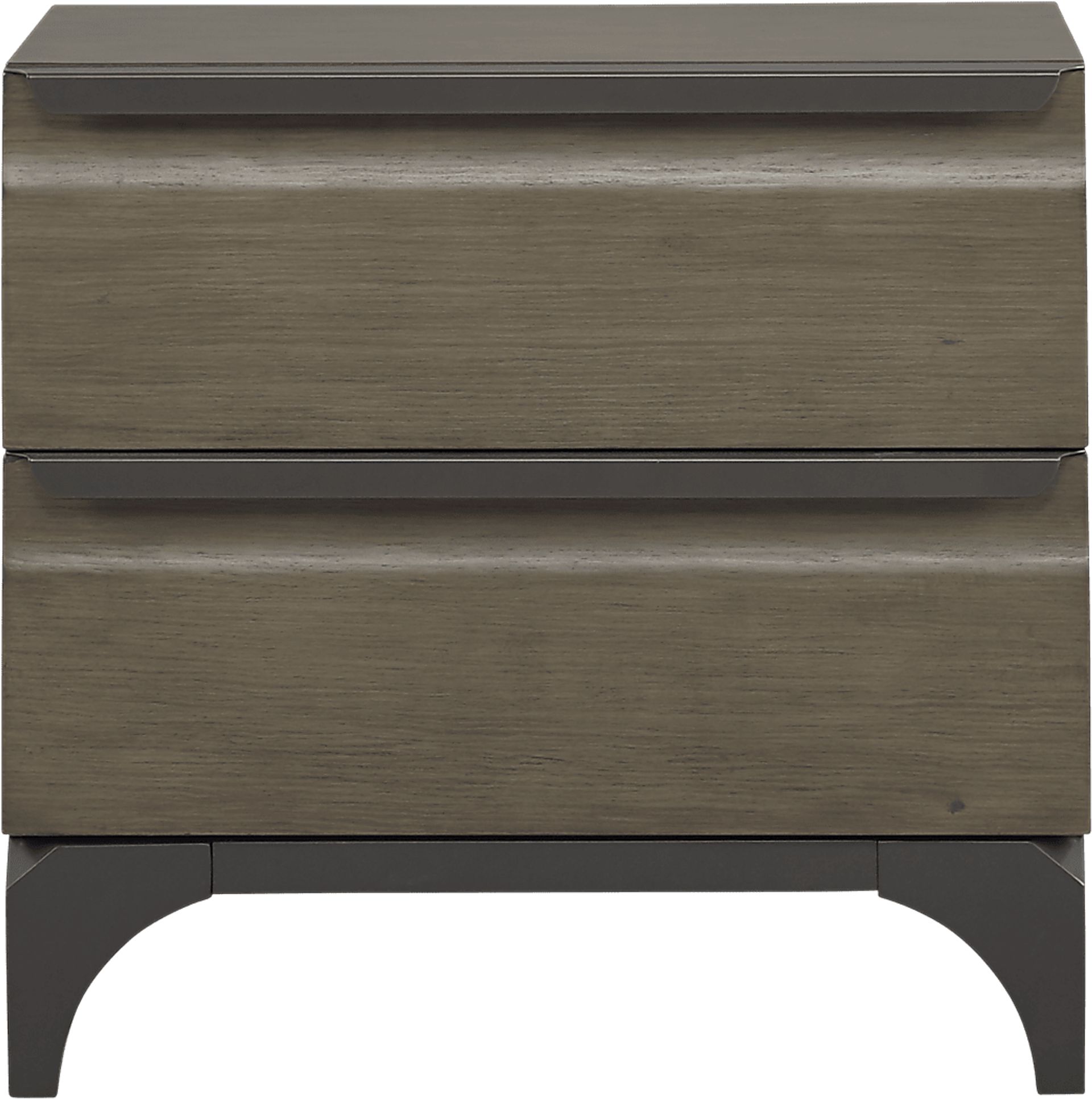 East Tower Gray Nightstand - Image 1