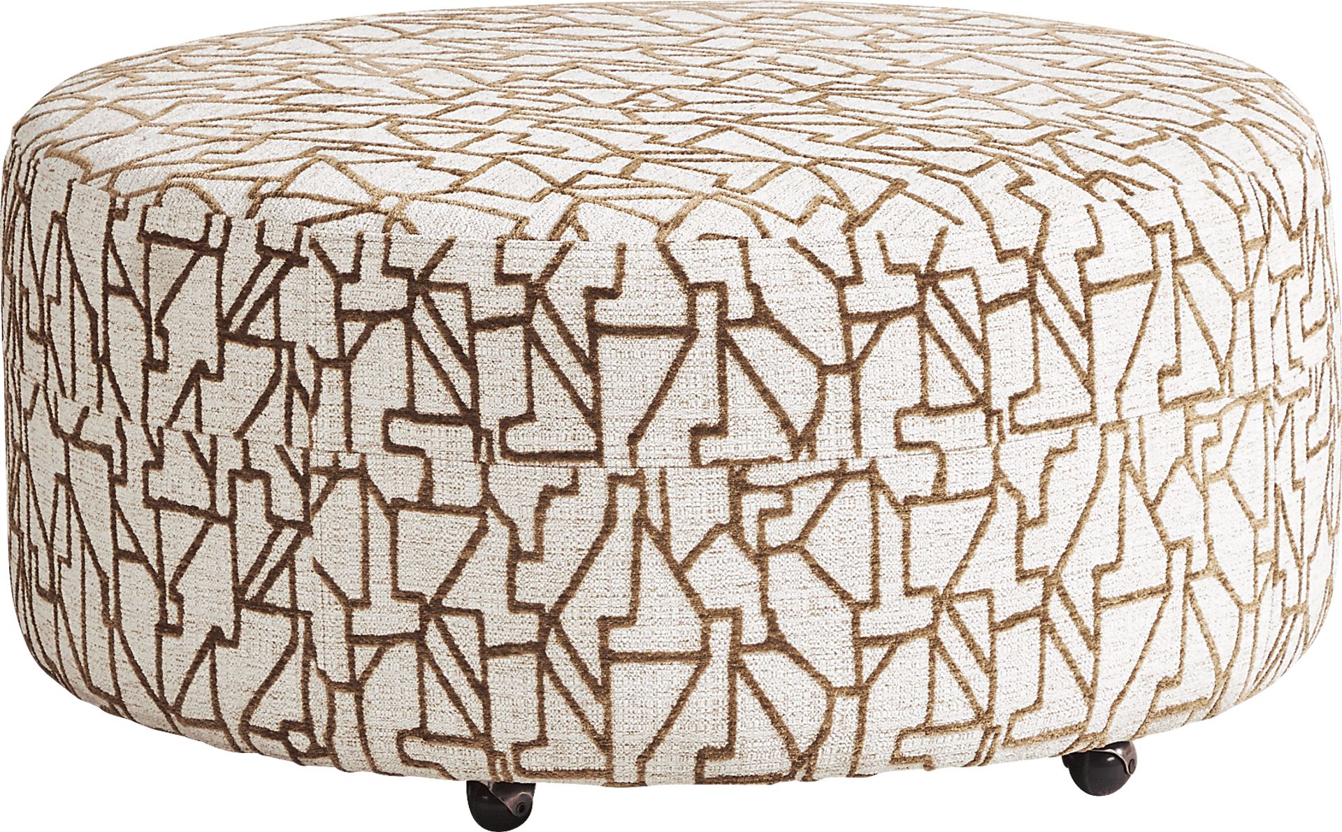 East Village Sandstone Chenille 5 Pc Sectional Living Room - Image 4