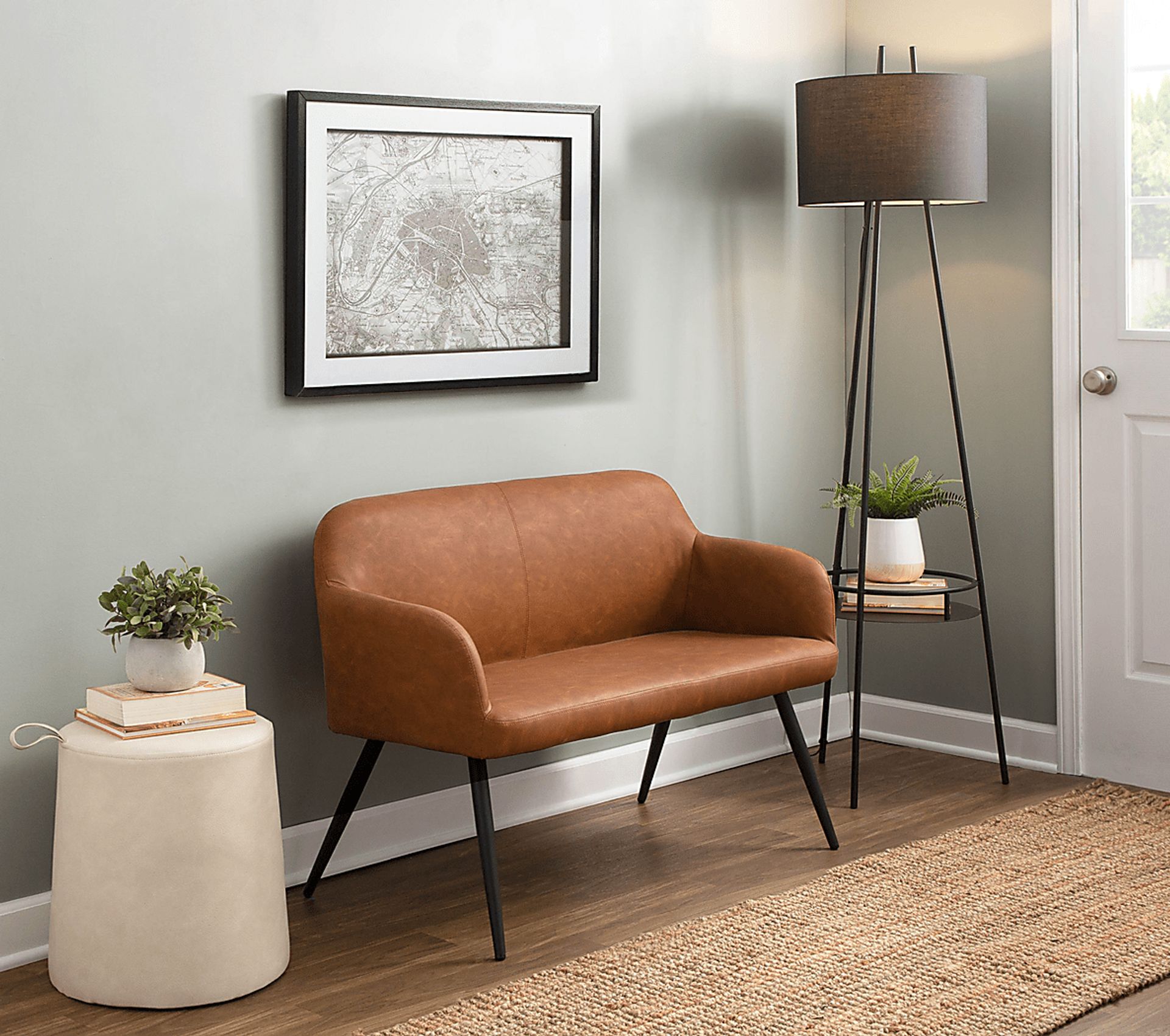 Eastchase Camel Accent Bench - Image 9