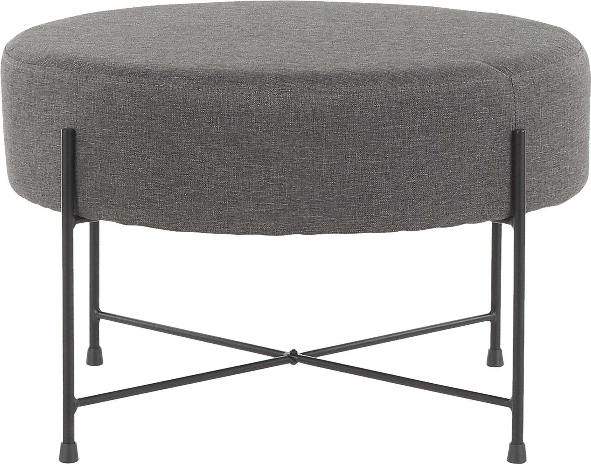 Eastchase Charcoal Ottoman - Image 2