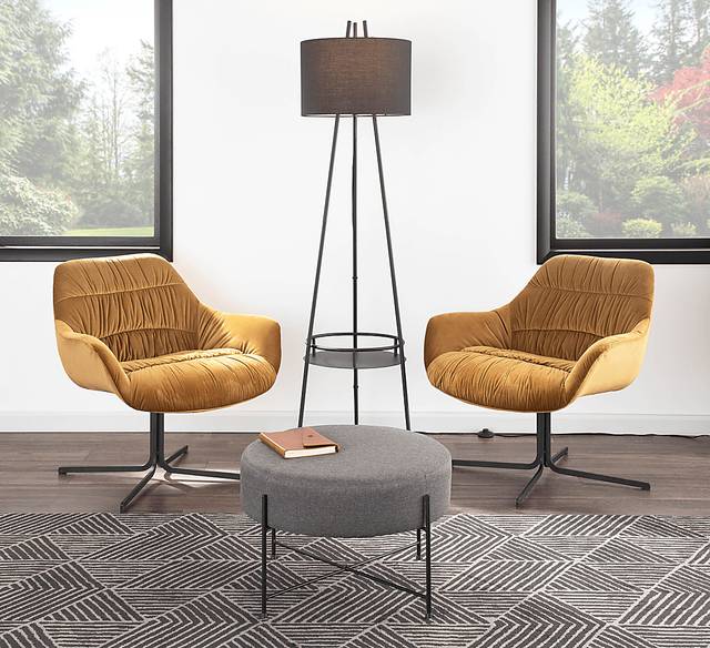 Eastchase Charcoal Ottoman - Thumbnail - Image 5