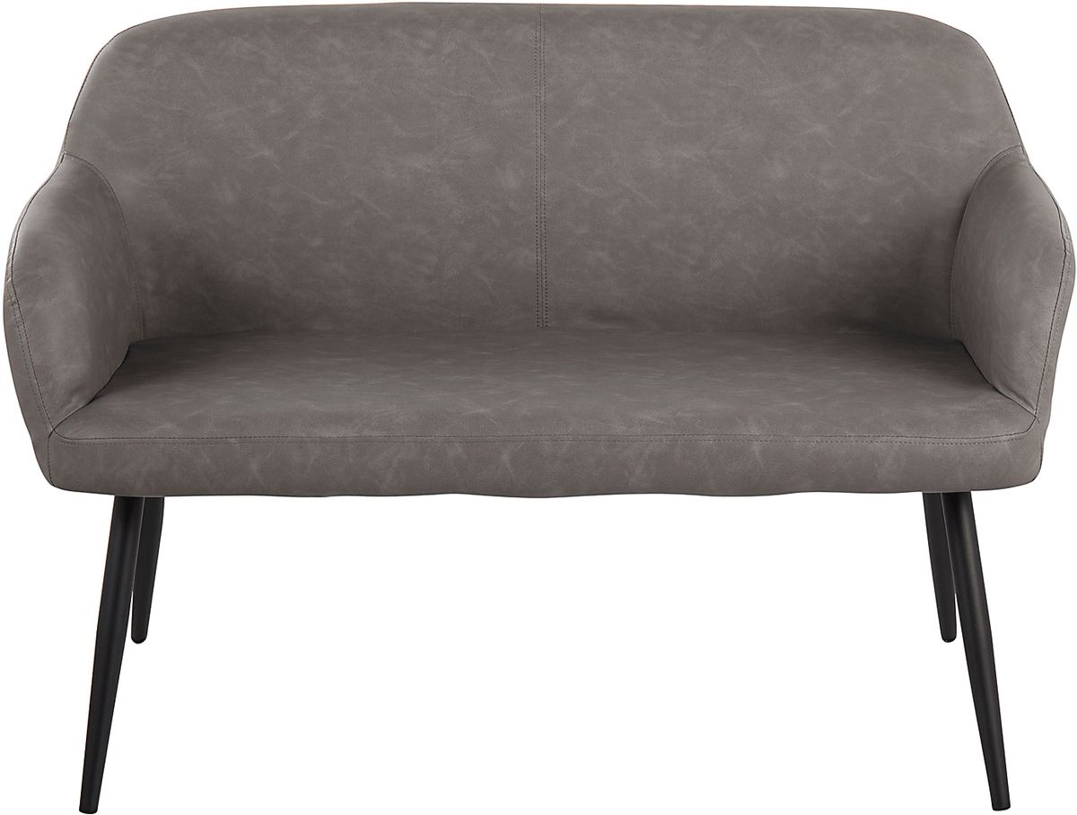 Eastchase Gray Polyurethane Fabric Bench | Rooms to Go