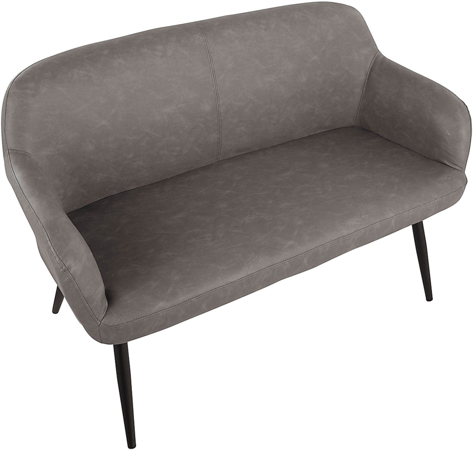 Eastchase Gray Polyurethane Fabric Bench | Rooms to Go