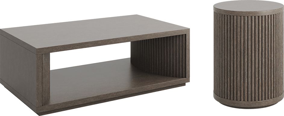 Eastchester Brown 2 Pc Table Set