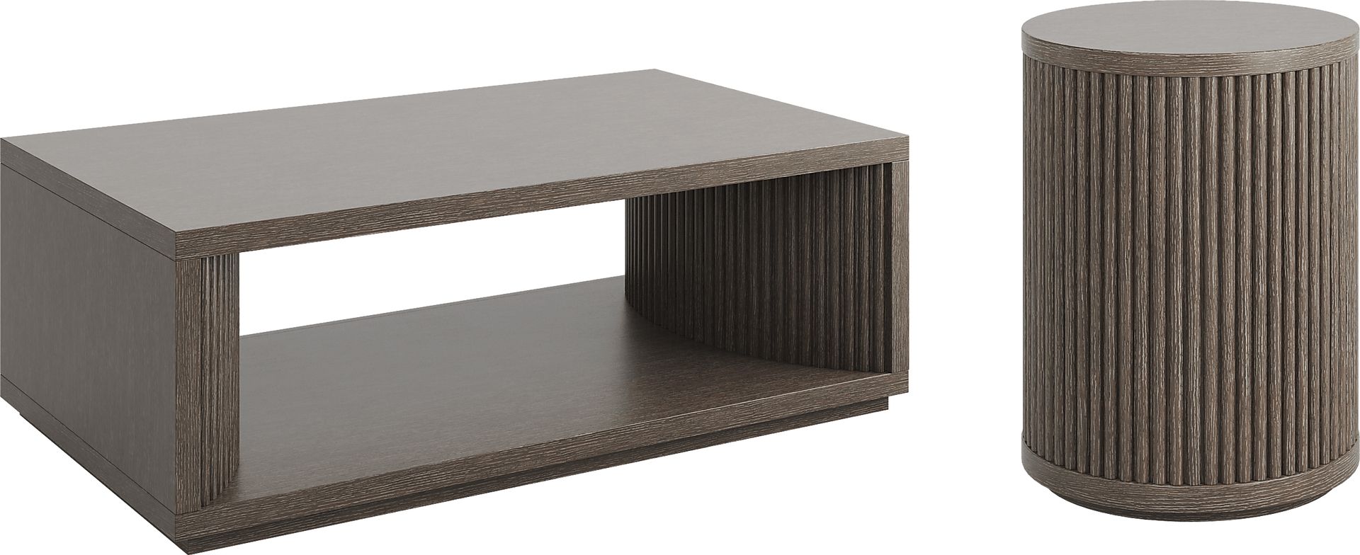 Eastchester Brown 2 Pc Table Set - Image 1