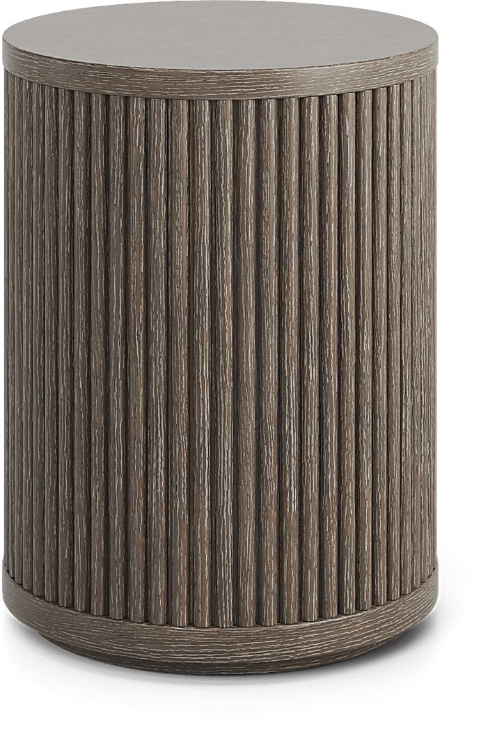 Eastchester Brown Chairside Table