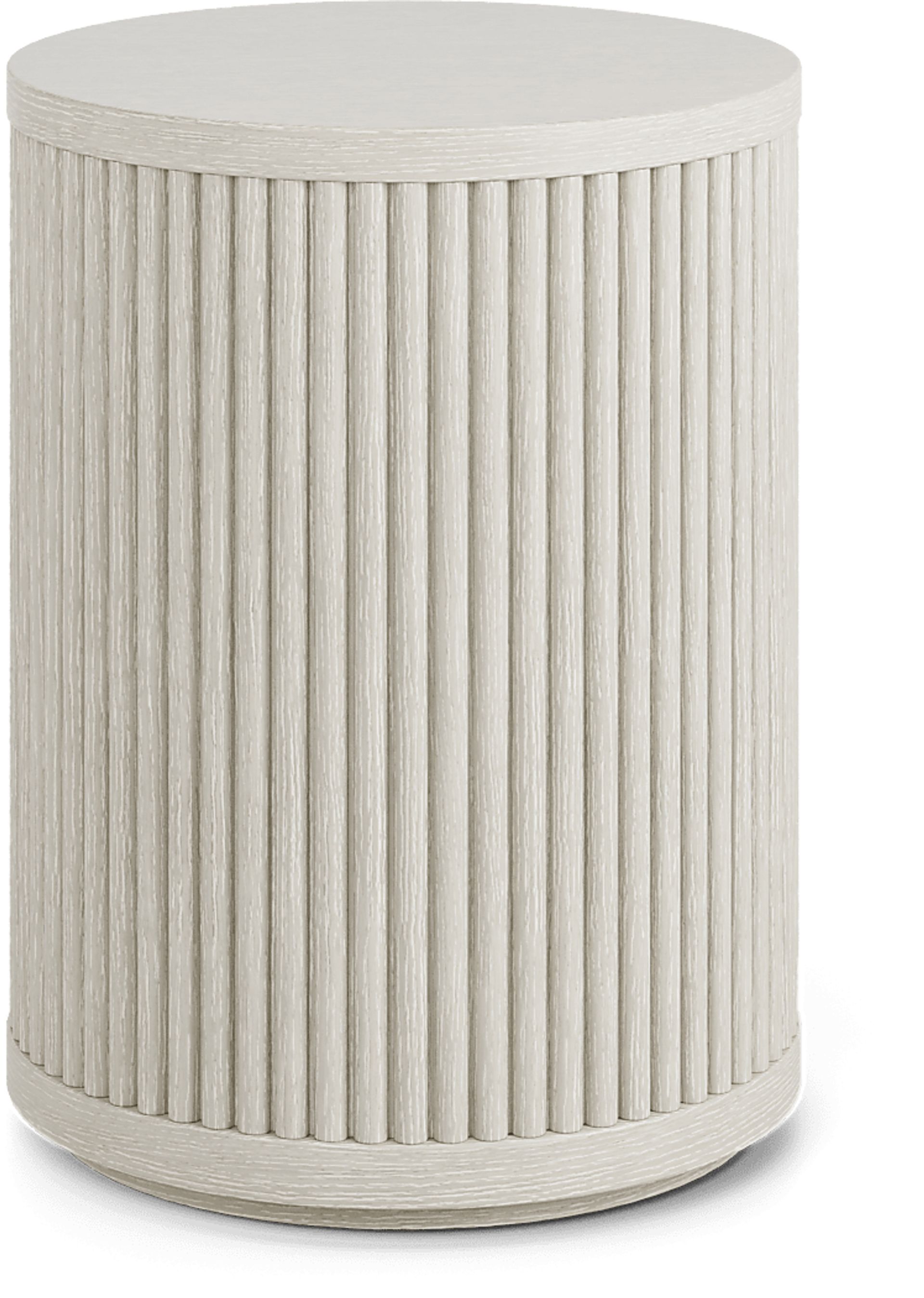 Eastchester White Chairside Table - Image 1