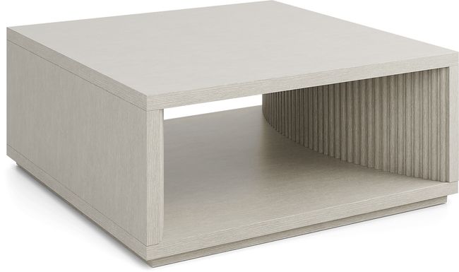 Eastchester White Square Cocktail Table