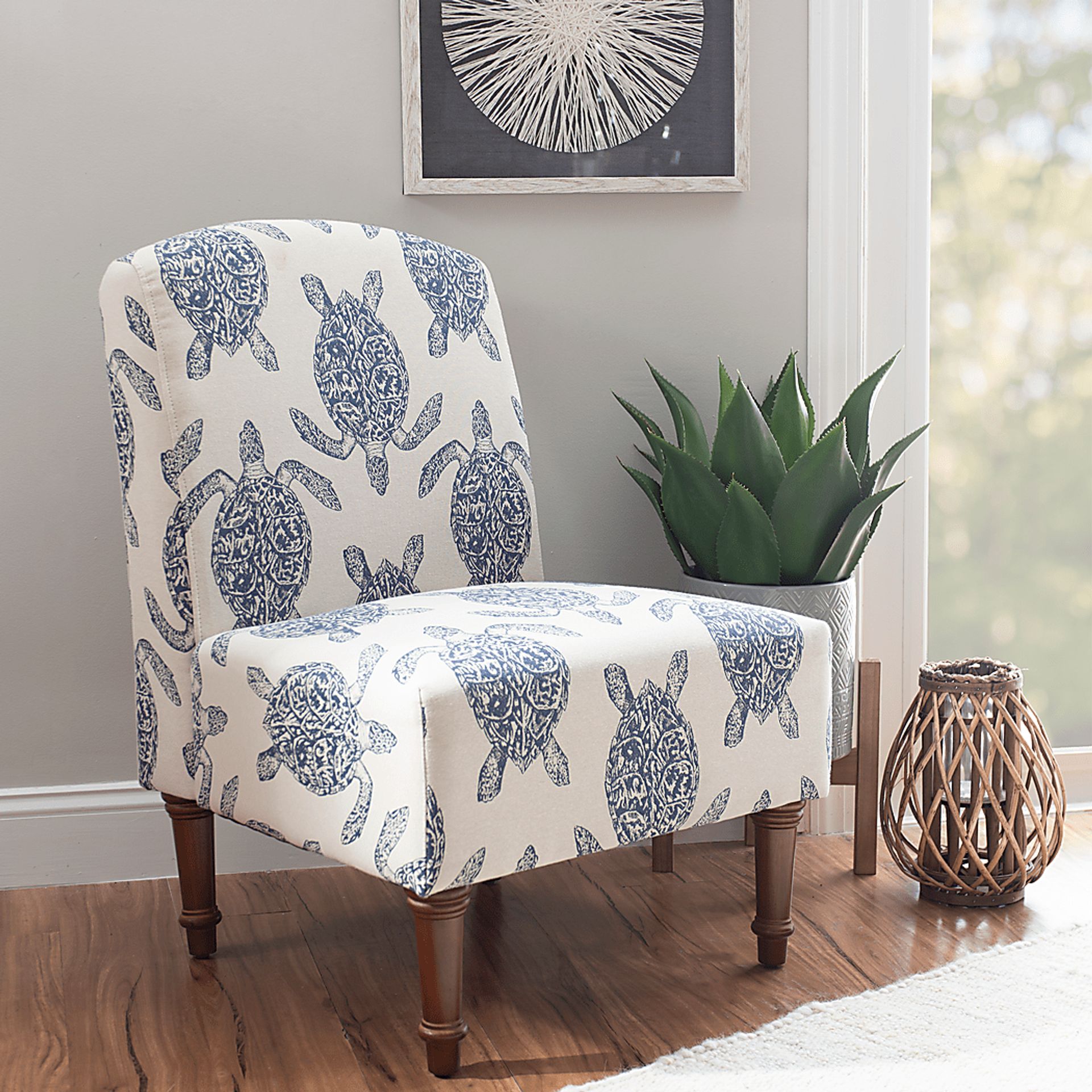 Eastchill Navy Accent Chair - Image 2