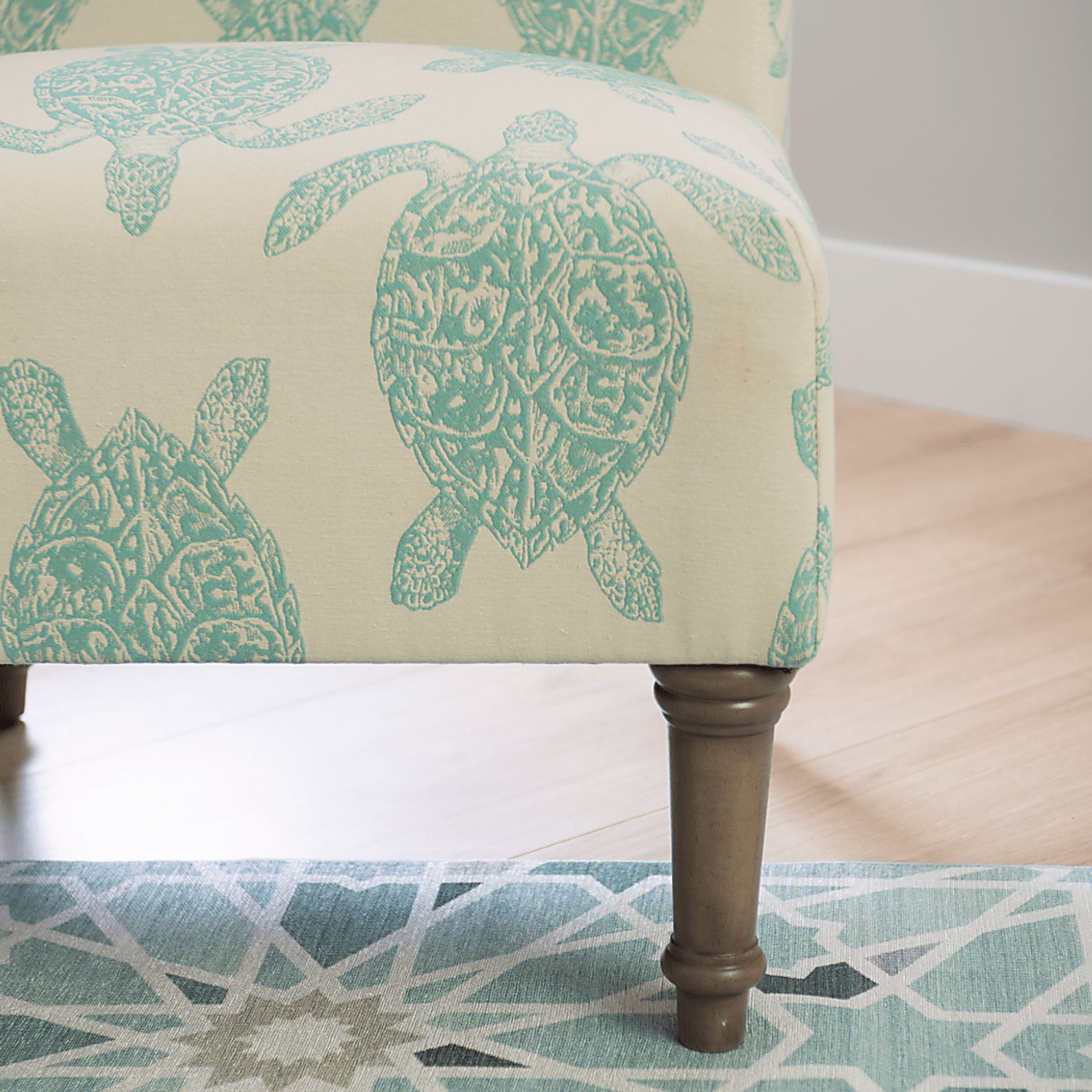 Eastchill Teal Accent Chair - Image 7