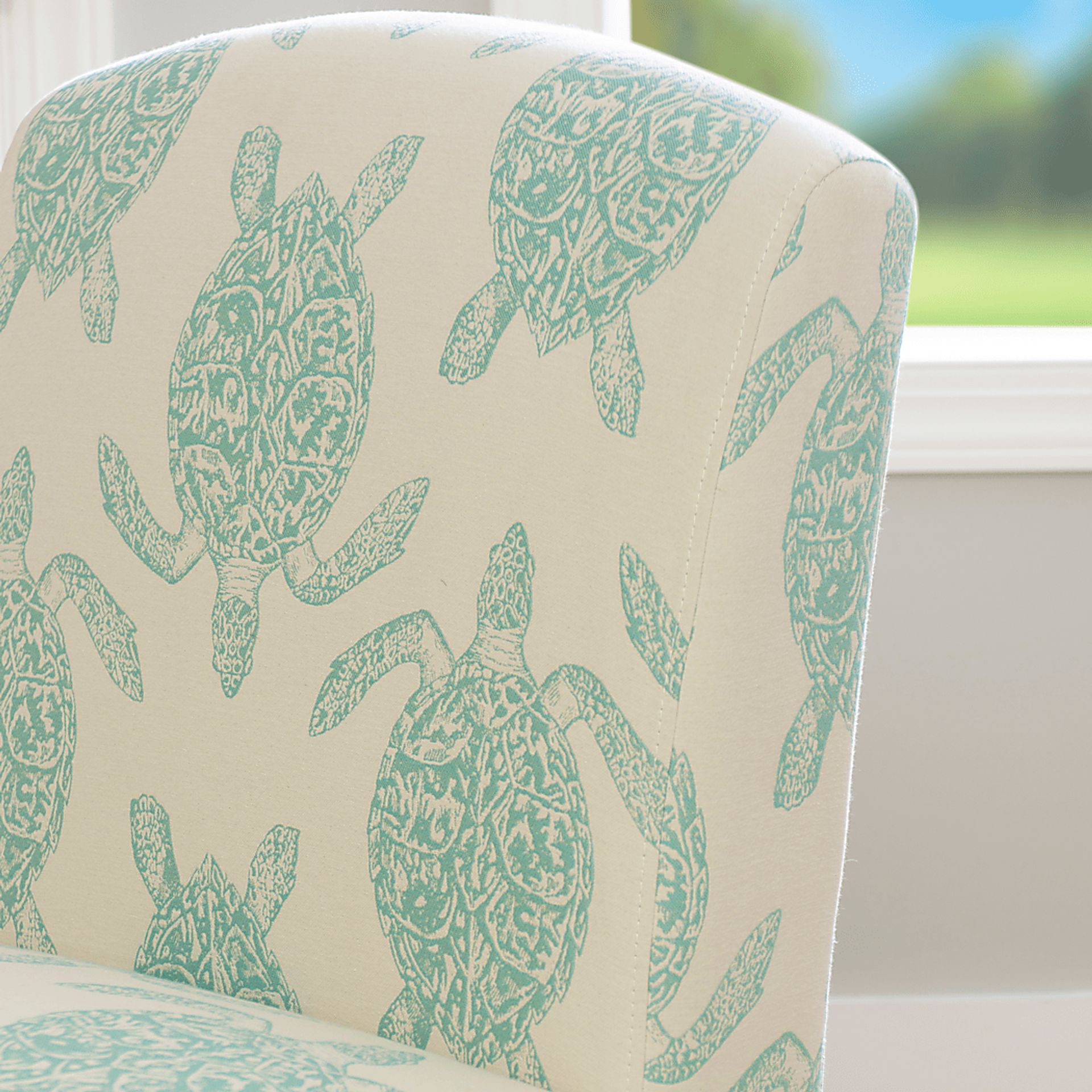 Eastchill Teal Accent Chair - Image 8