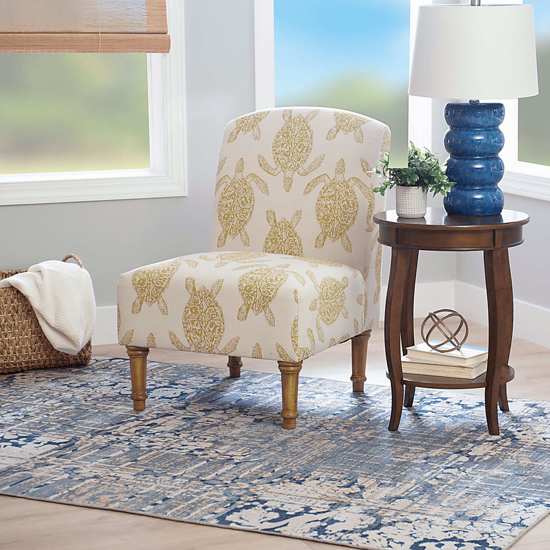 Eastchill Yellow Accent Chair - Image 2
