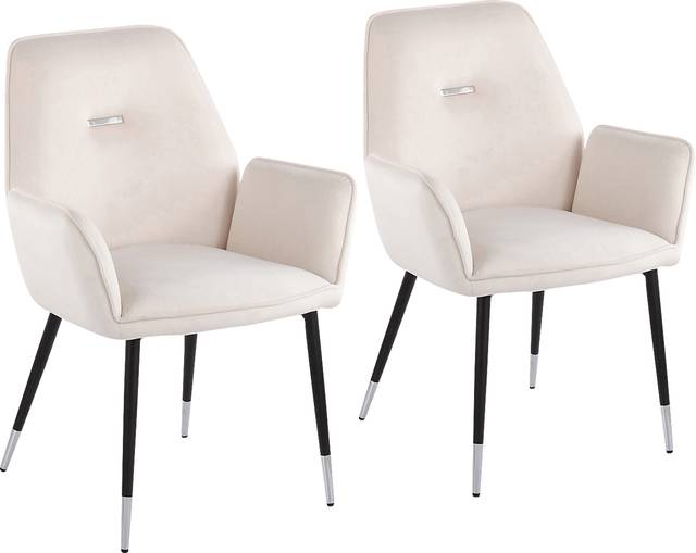 Easterlyn Cream Side Chair, Set of 2 - Thumbnail - Image 1