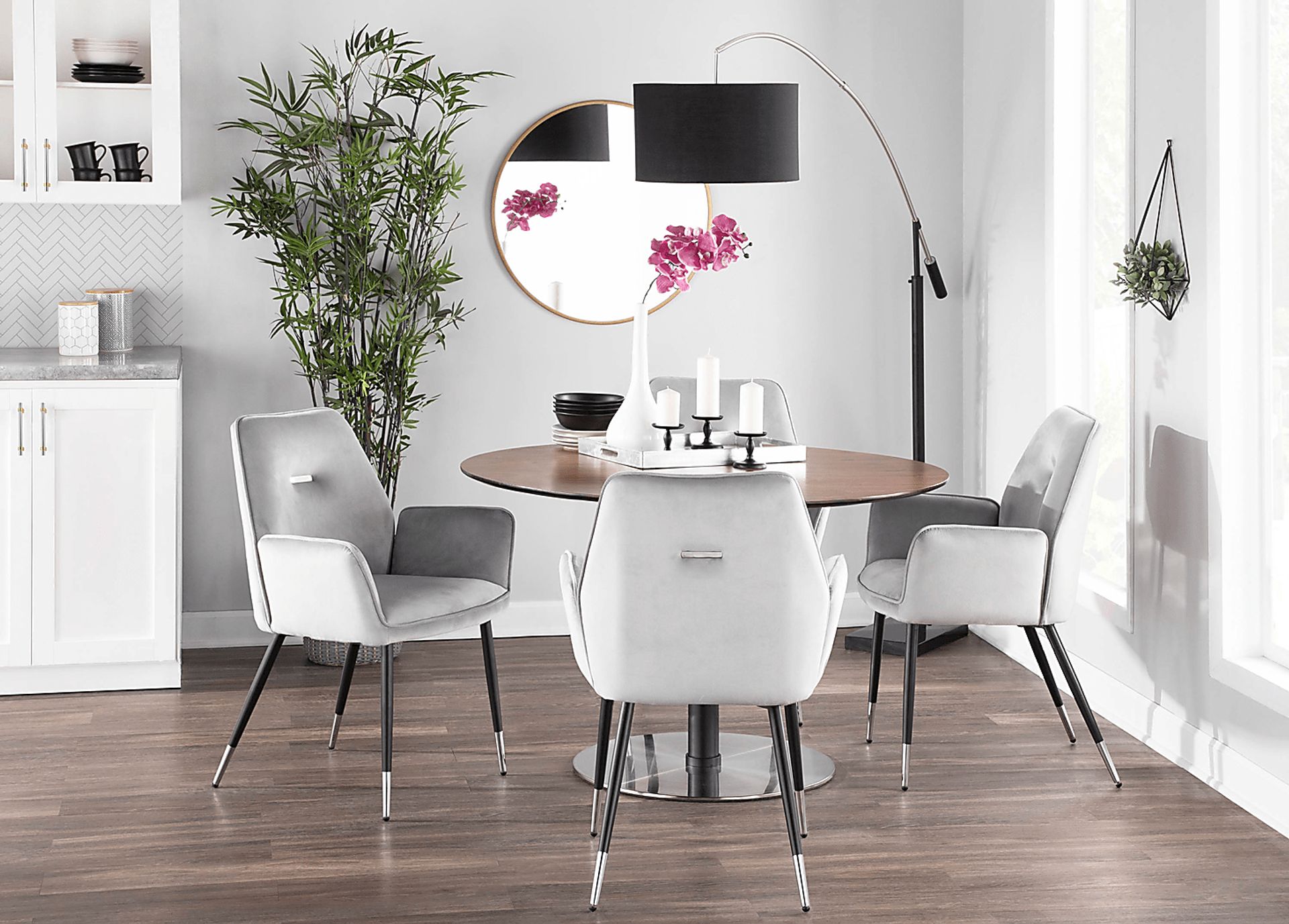 Easterlyn Silver Side Chair, Set of 2 - Image 9